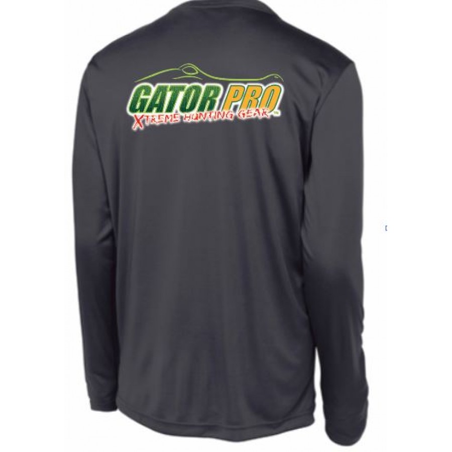 Gator Pro Official Gear Performance Wear Long Sleeve Gray